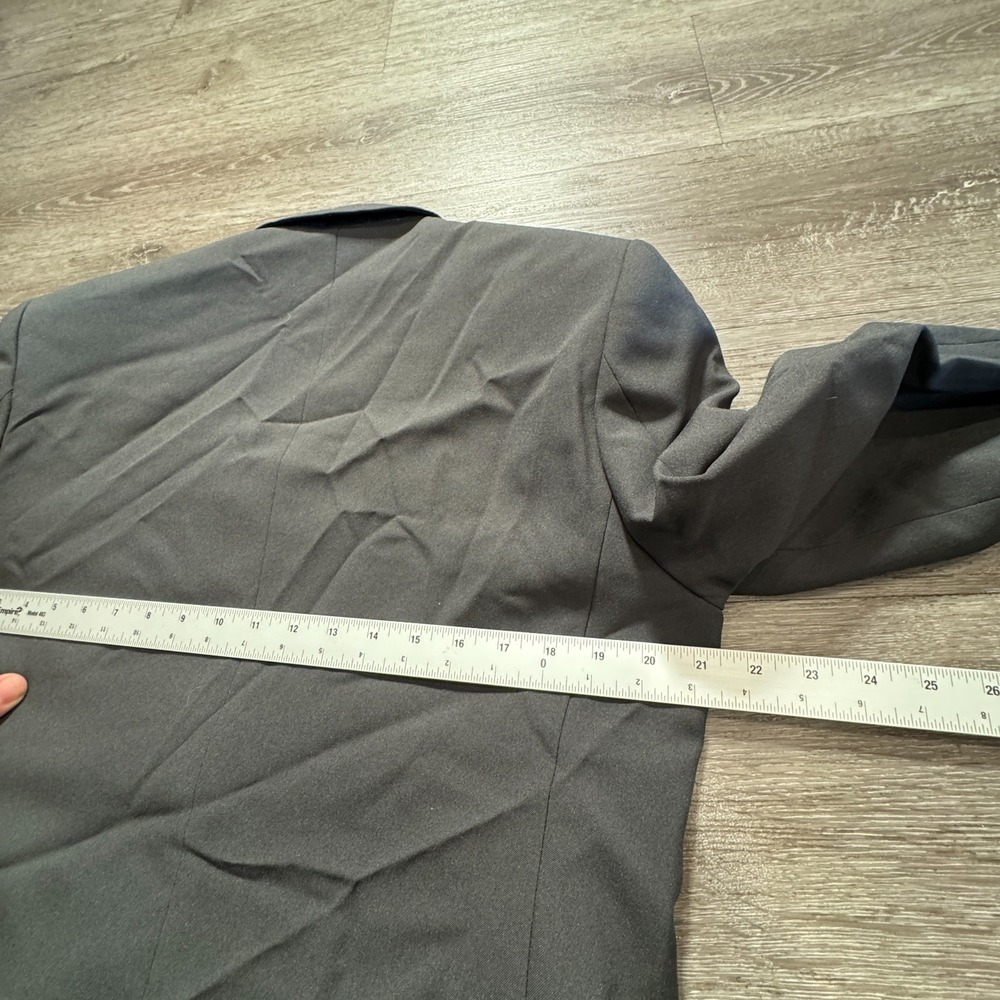 Braveman Sport Coat Mens 40 L Gray Blazer Jacket 2 Button Performance Modern - Picture 13 of 15